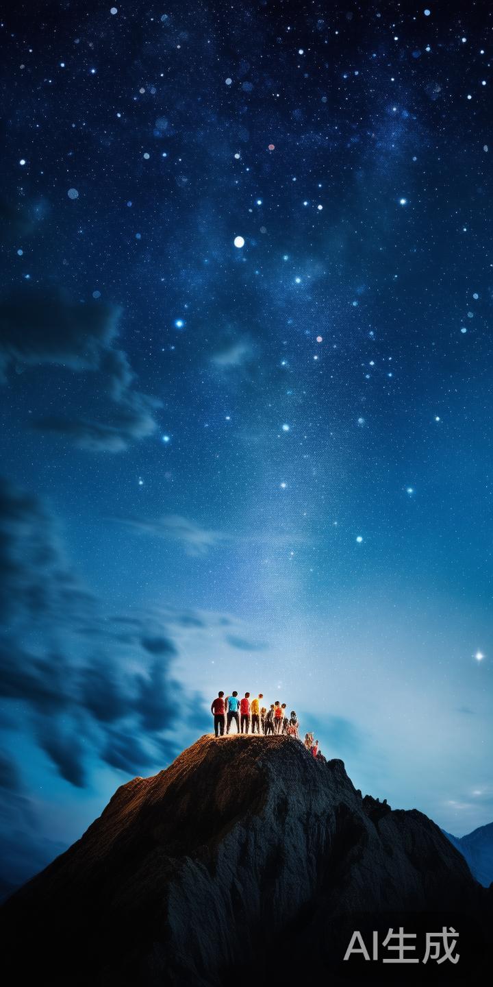 当我们仰望星空，看到的是无边的宇宙&nbsp;vastnes