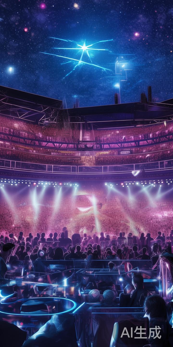 “星辰璀璨”的意象也激励里尔不断创新娱乐内容，满足